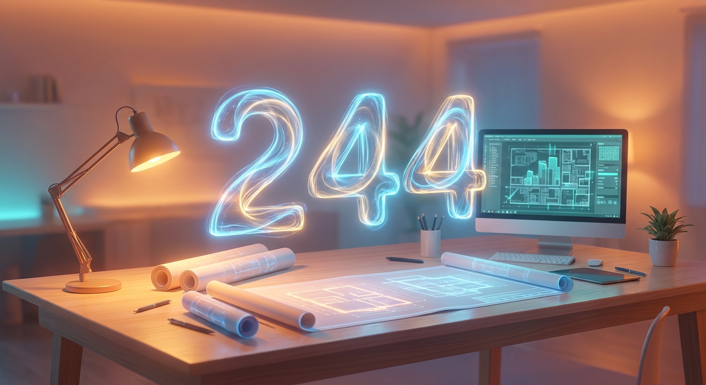 244 angel number